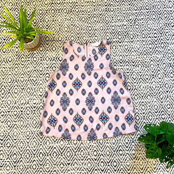 Light pink print blouse - Picture 1 of 4